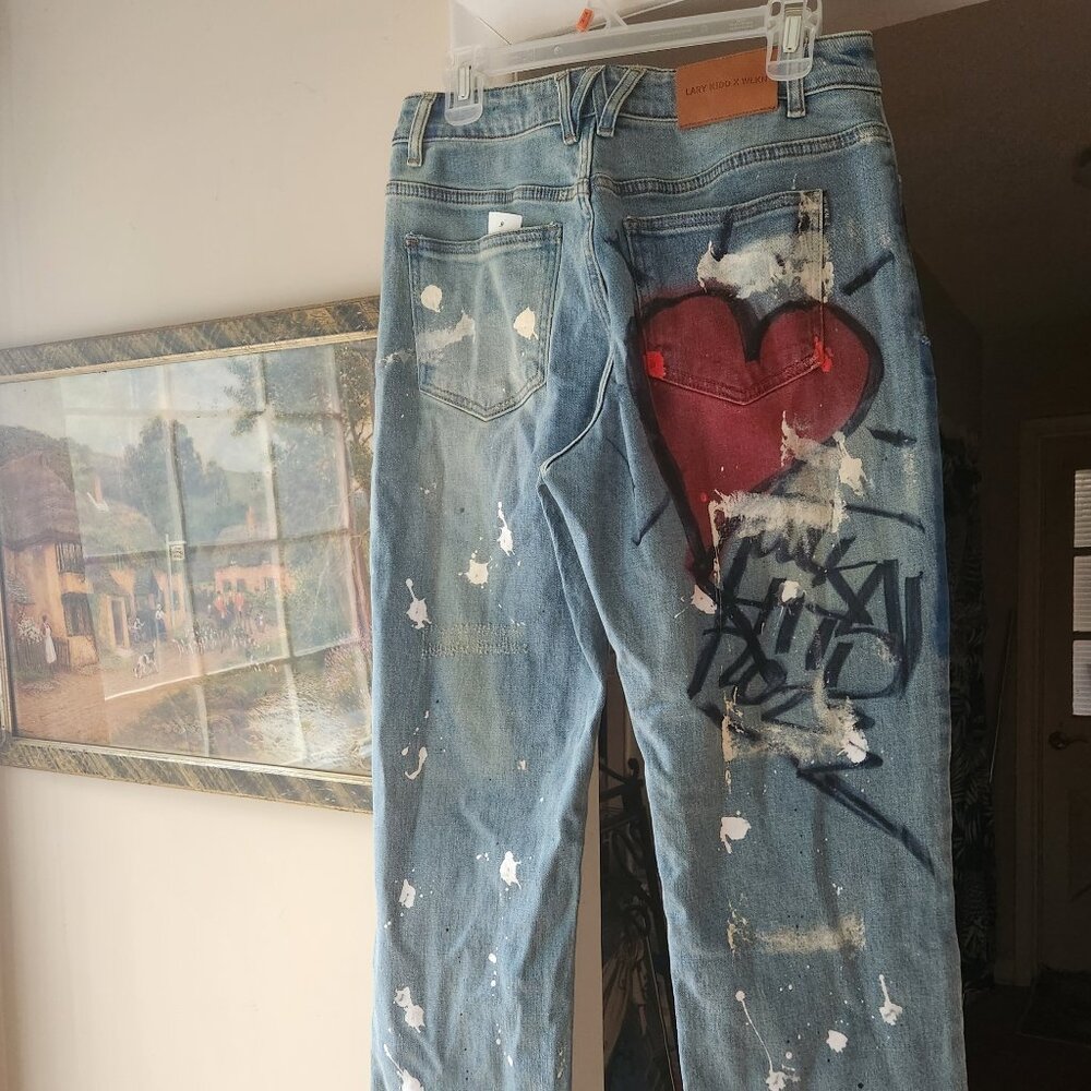 H23  Canadian Limited edition WLKN x Lary Kidd jeans are all unique